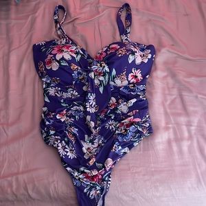 Floral bathing suit